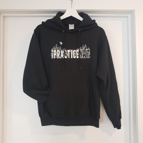 IPRACTICENWT - Black Hoodie - Size SMALL unisex - Picture 2 of 9